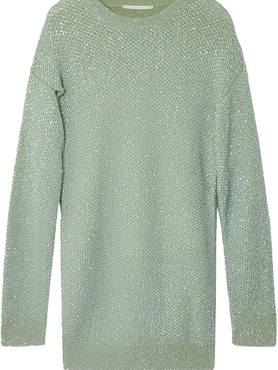 Affordable jumper minidress Women Stella McCartney cape sequin-embellished 0401
